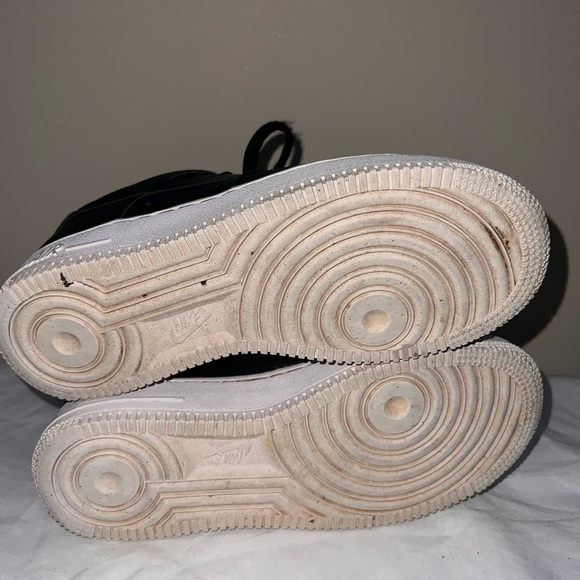 Nike Air Force 1 Black Sneakers Size 6.5 - Picture 9 of 9